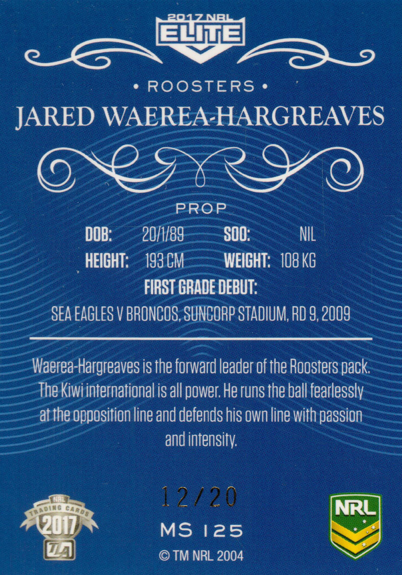 Jared Waerea-Hargreaves back