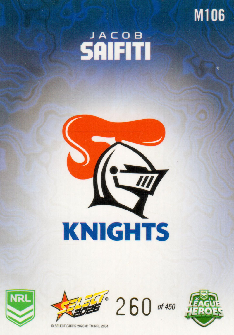Jacob Saifiti back