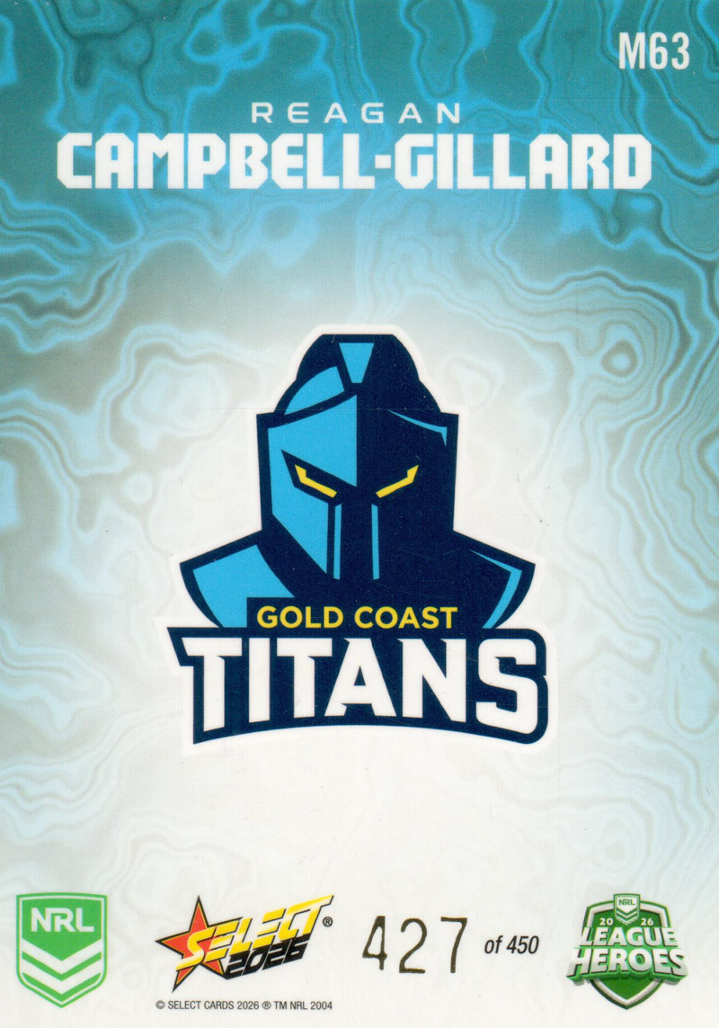 Reagan Campbell-Gillard back