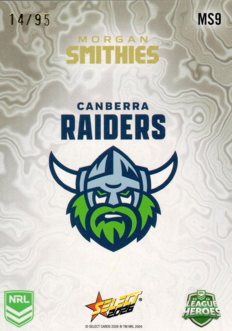 Morgan Smithies back