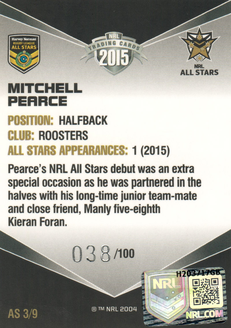 Mitchell Pearce back
