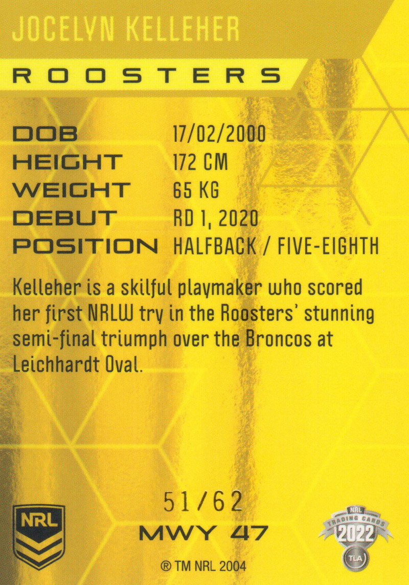 Jocelyn Kelleher back