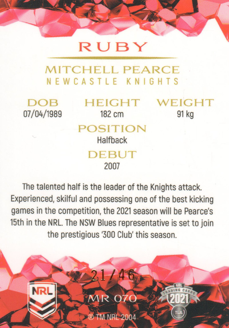 Mitchell Pearce back