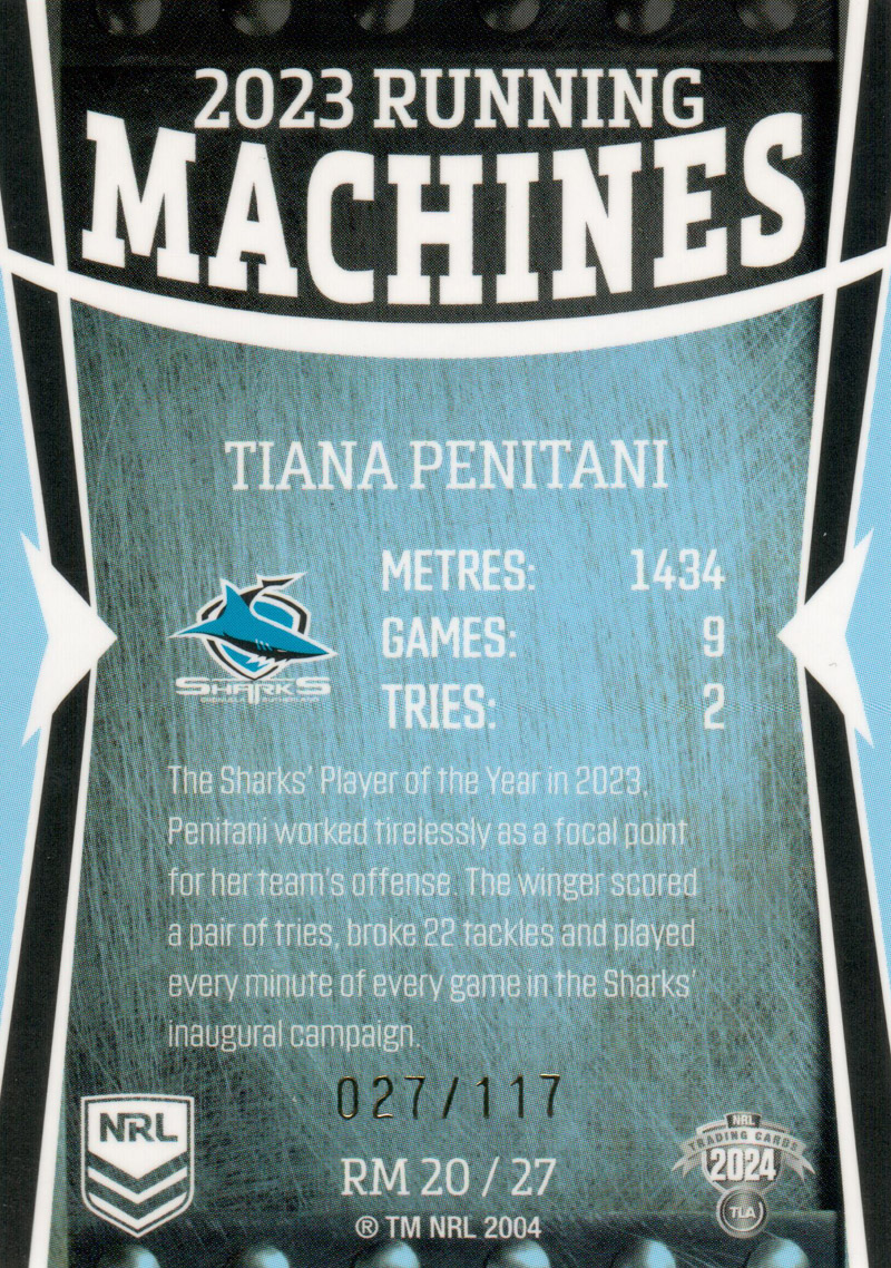 Tiana Penitani back