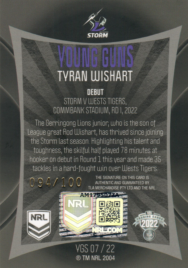 Tyran Wishart back