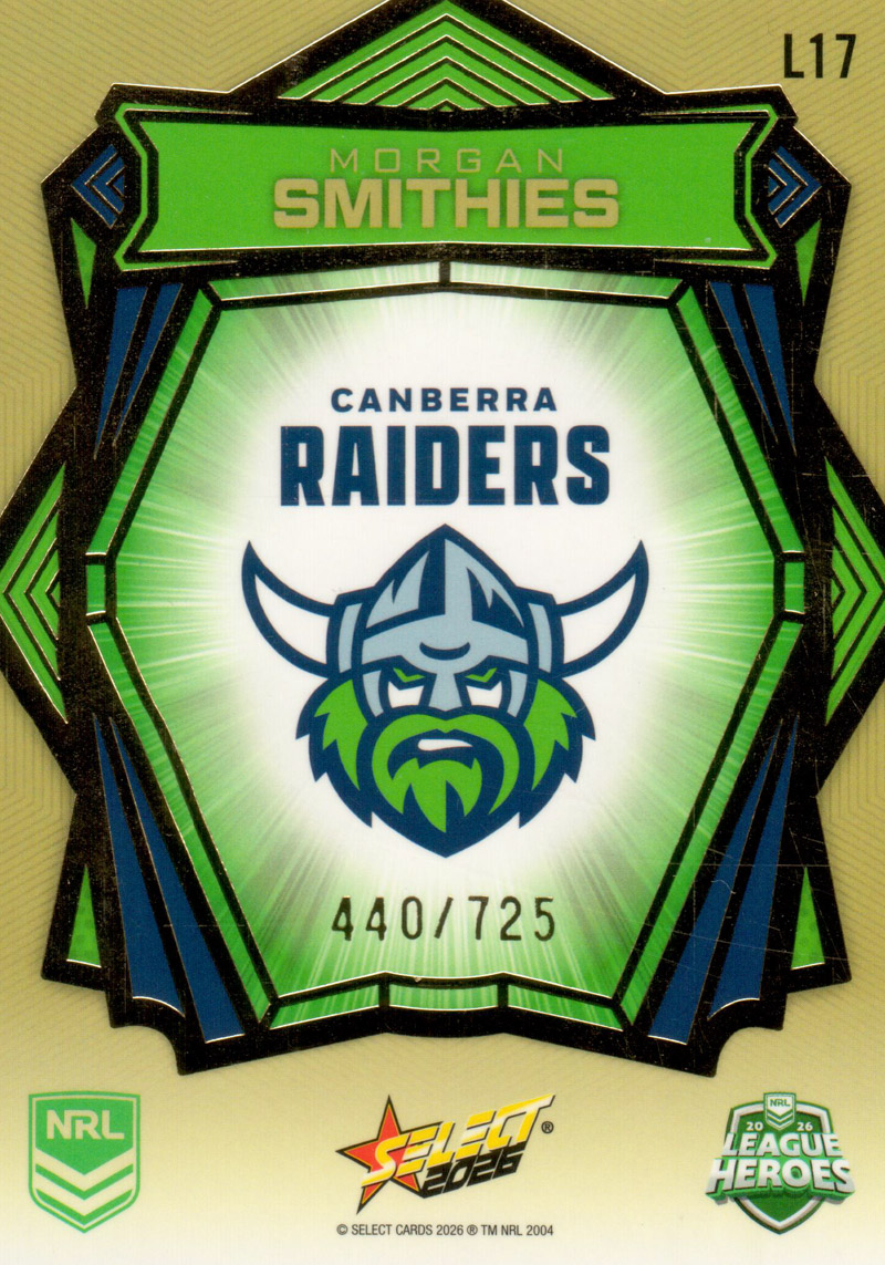 Morgan Smithies back
