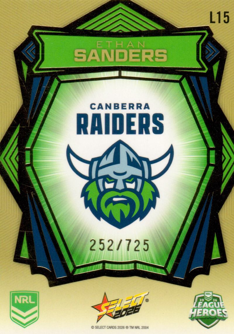 Ethan Sanders back