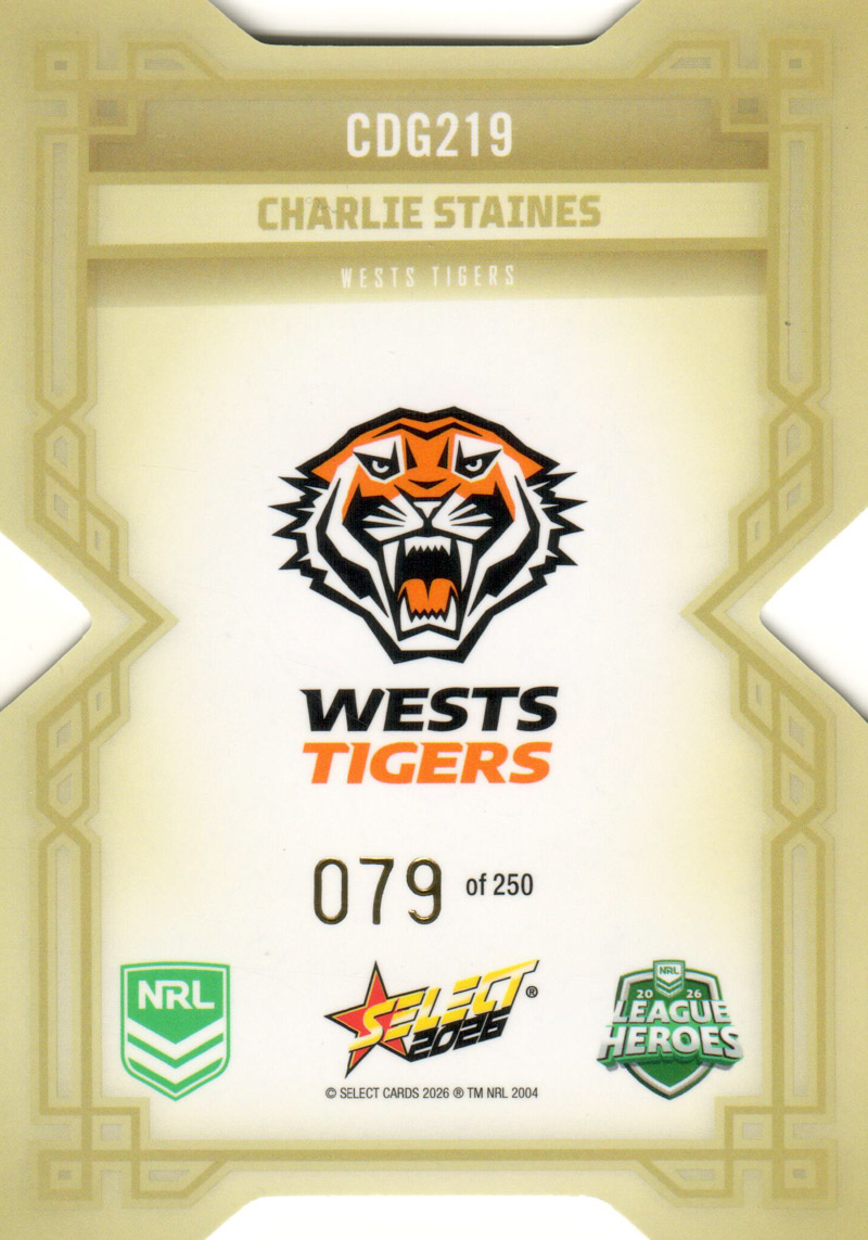 Charlie Staines back