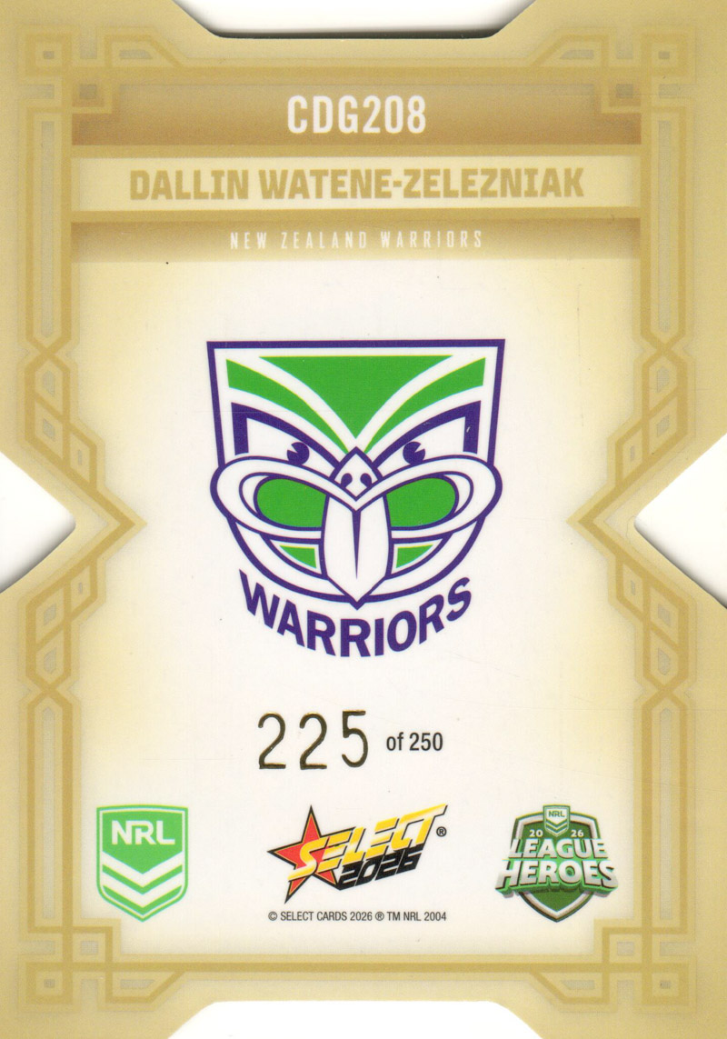 Dallin Watene-Zelezniak back