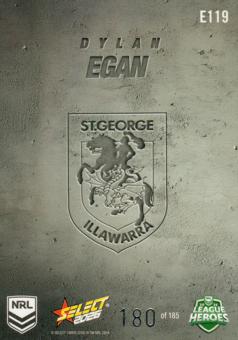 Dylan Egan back