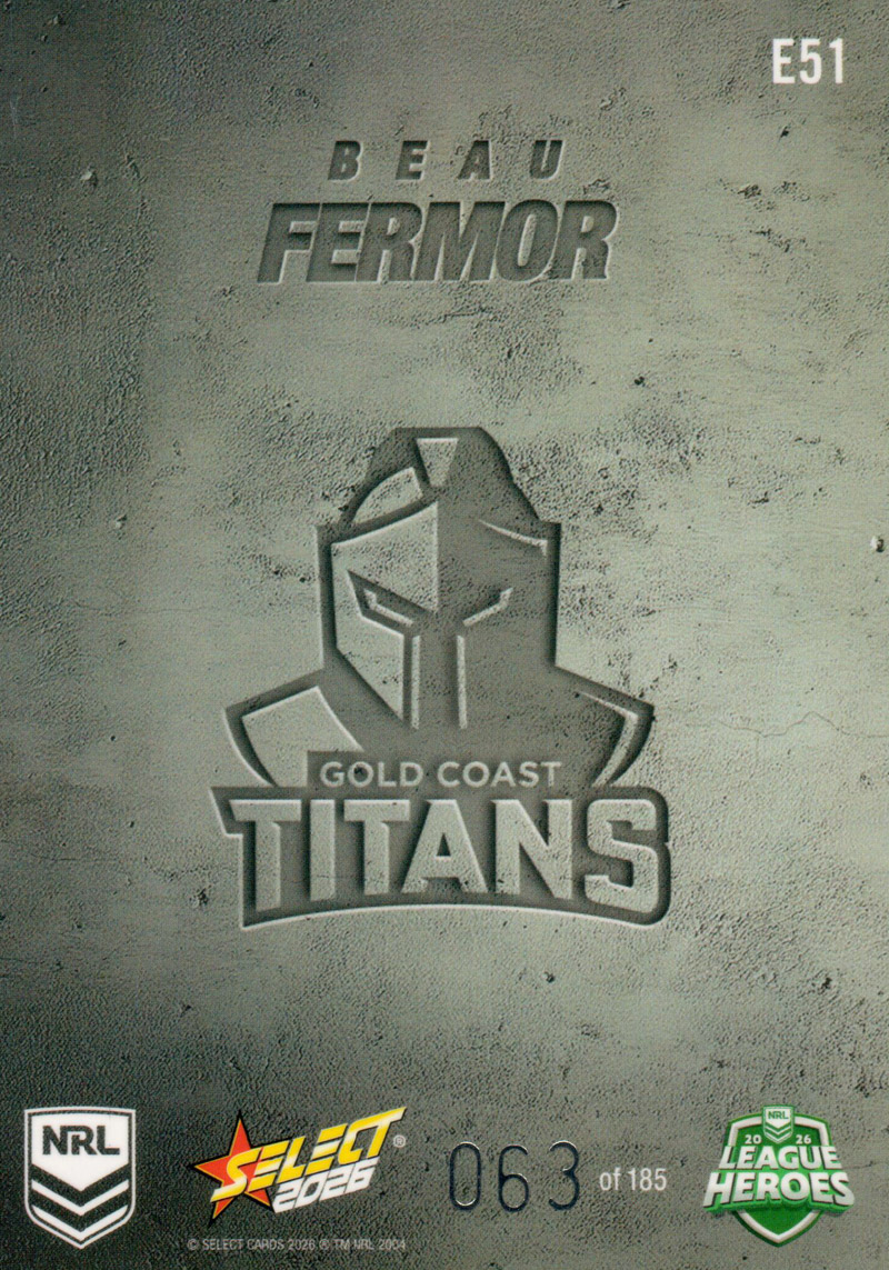 Beau Fermor back