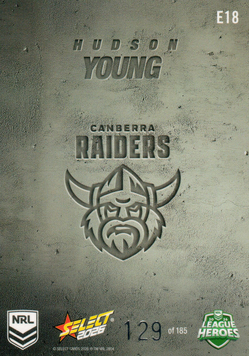 Hudson Young back