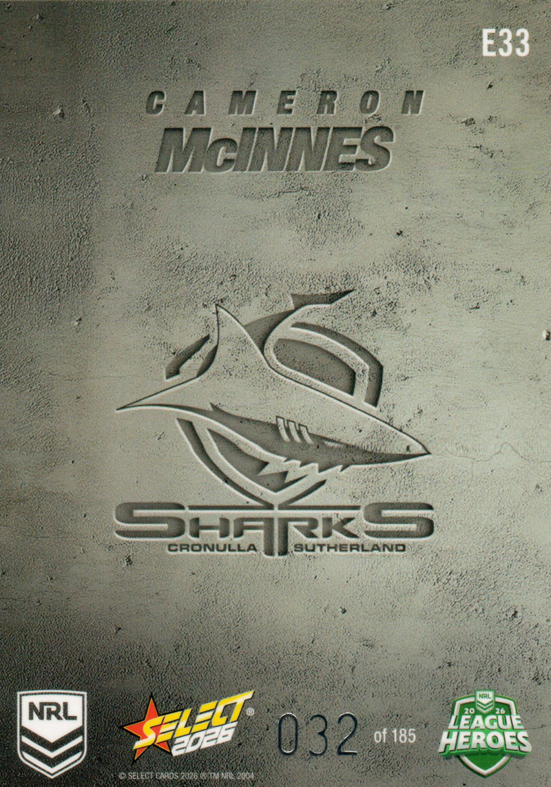 Cameron Mcinnes back