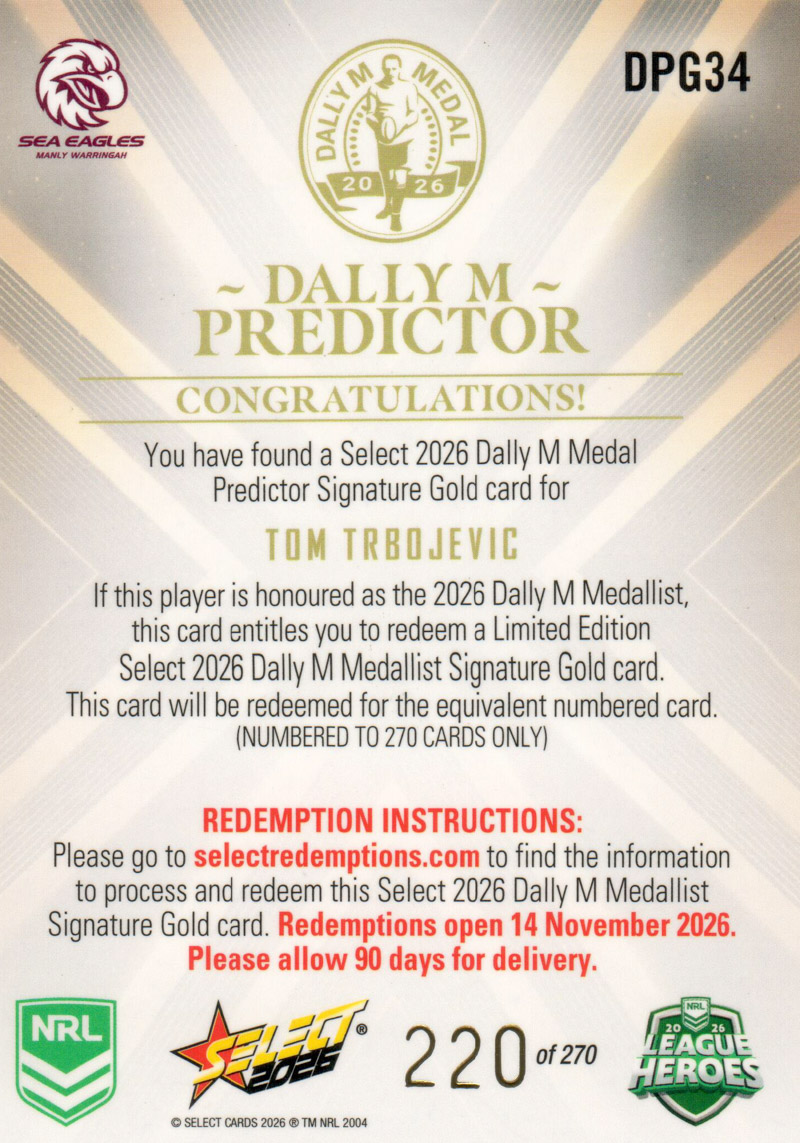 Tom Trbojevic back