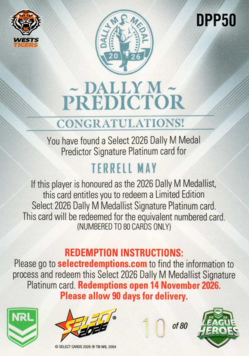 Terrell May back