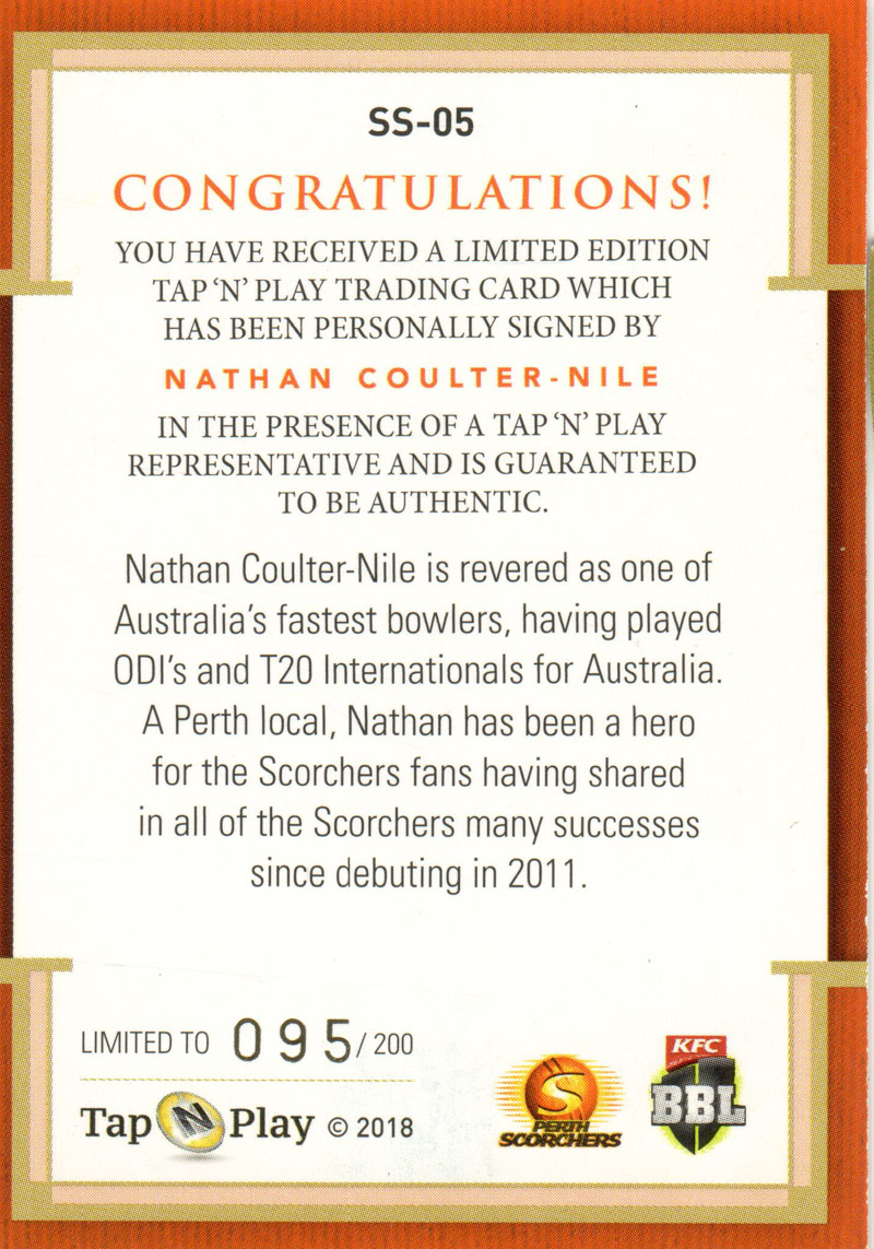 Nathan Coulter-Nile back