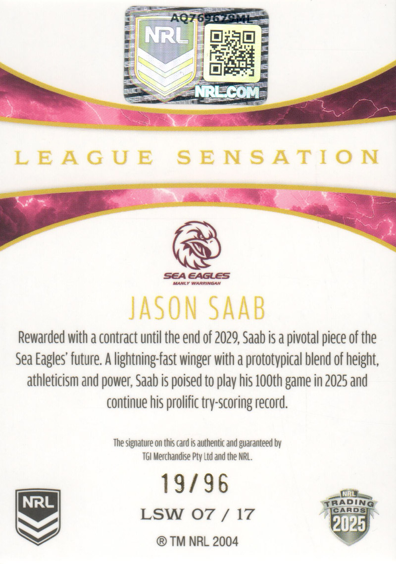 Jason Saab back