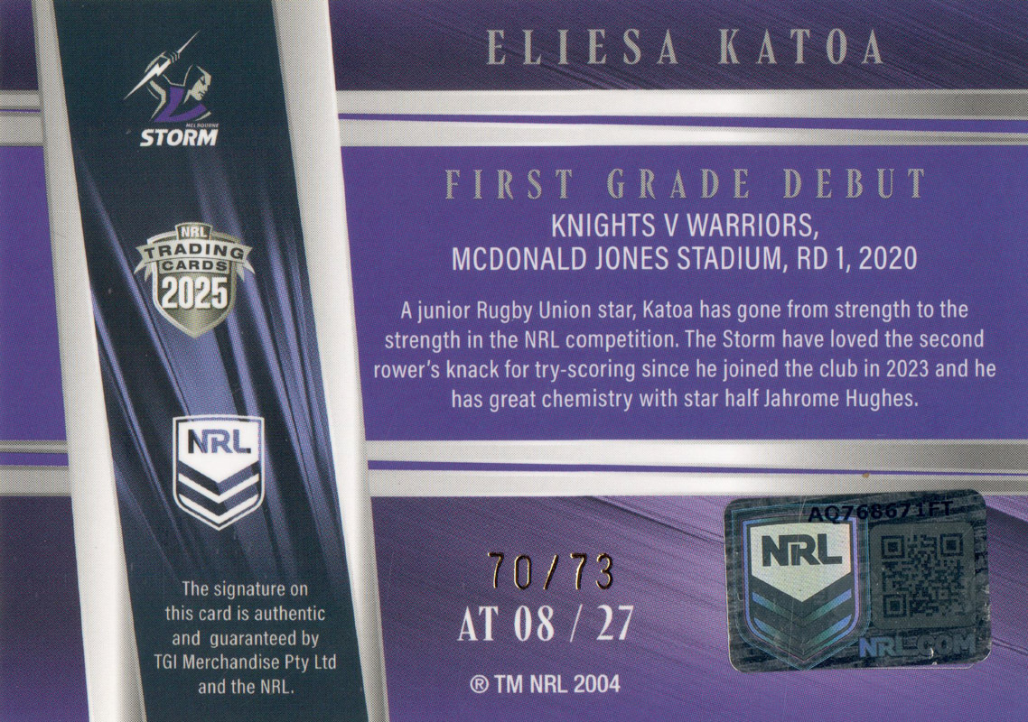 Eliesa Katoa back