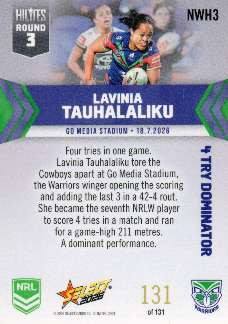 Lavinia Tauhalaliku back