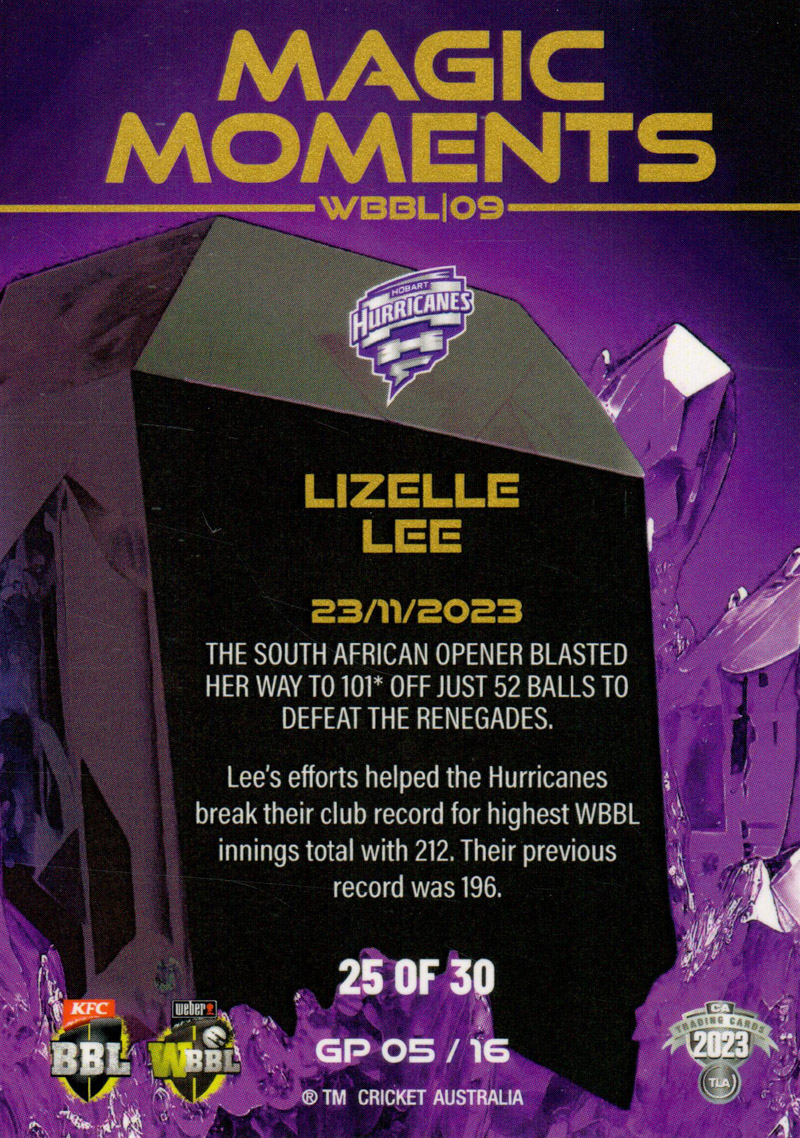 Lizelle Lee back