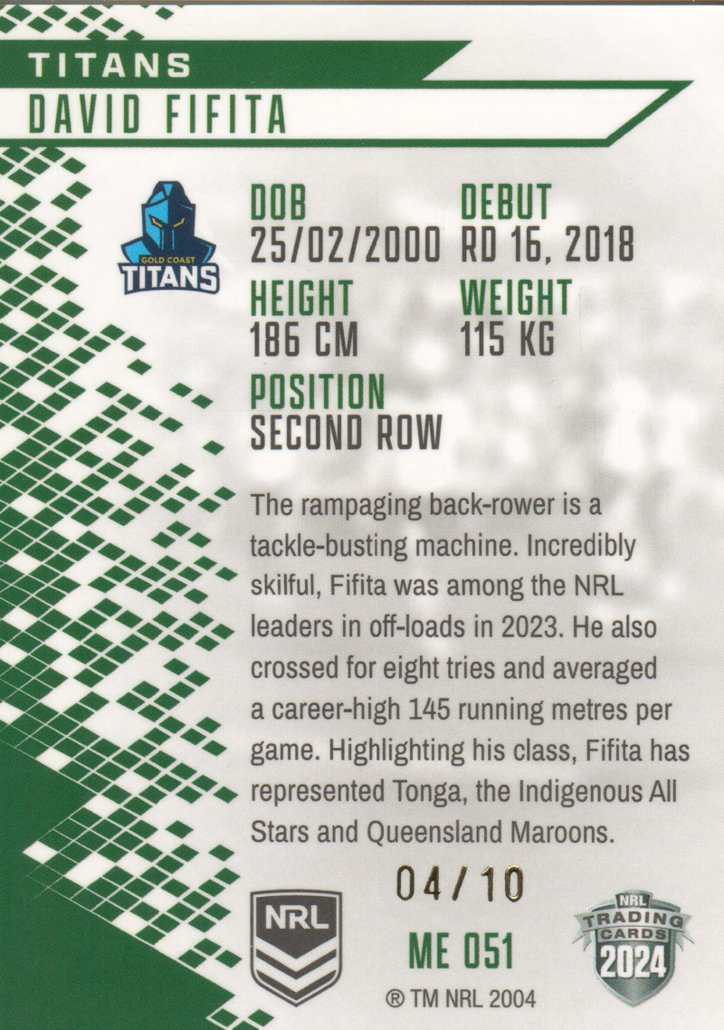 David Fifita back