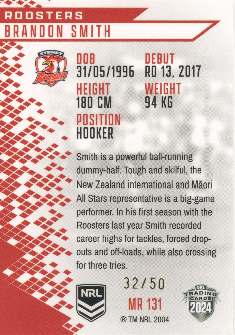 Brandon Smith back
