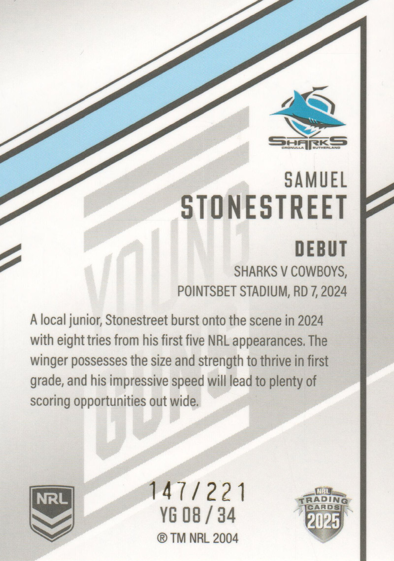 Samuel Stonestreet back