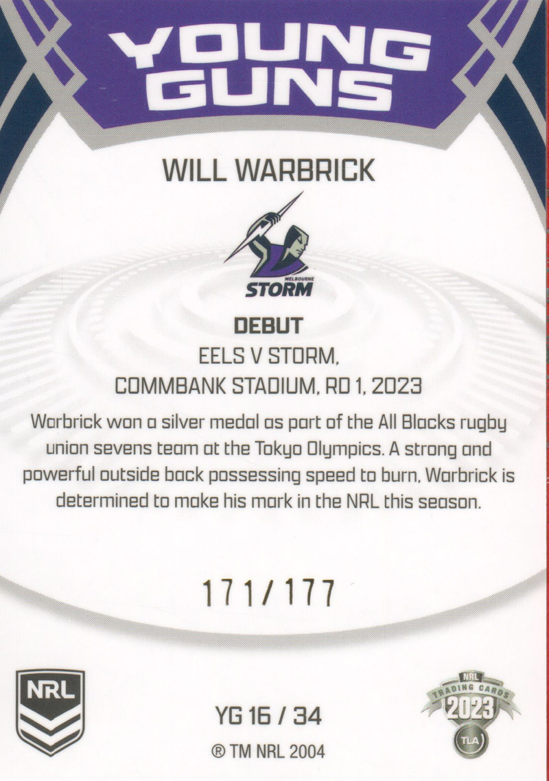 Will Warbrick back