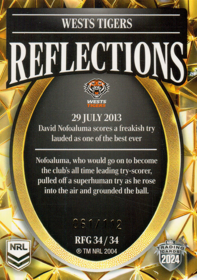 Reflections Gold back