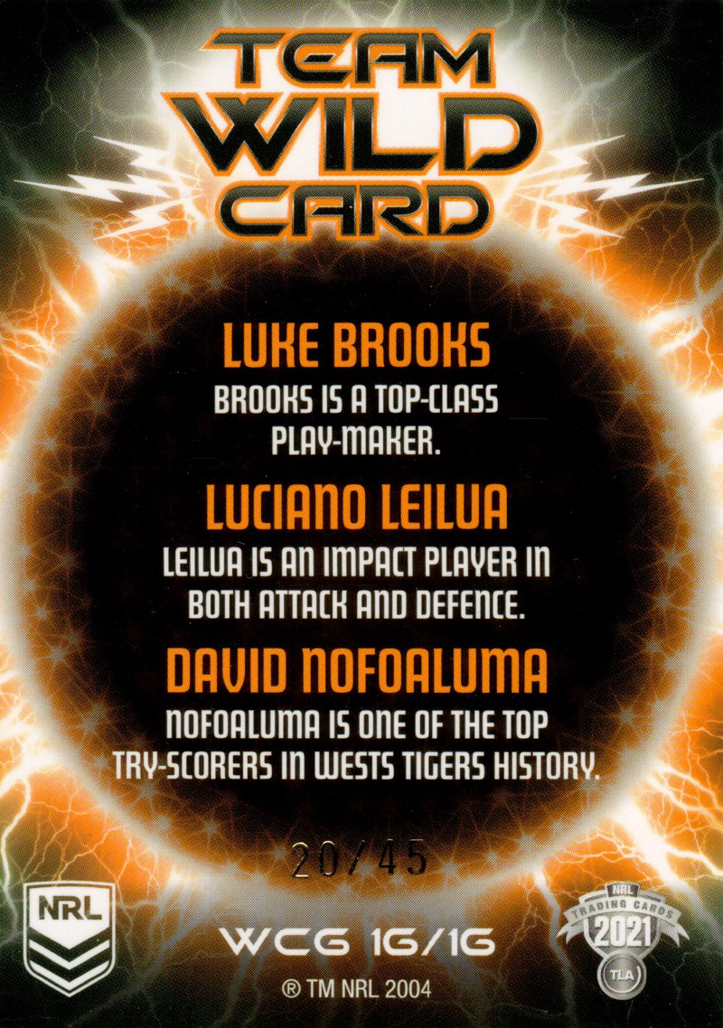 Luke Brooks / Luciano Leilua / David Nofoaluma back