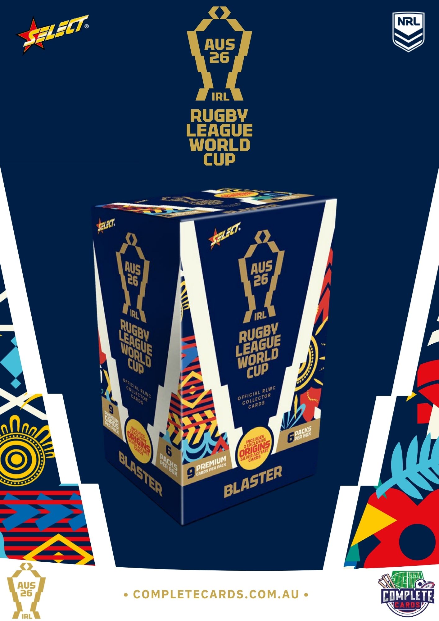 2026 NRL Select Rugby League World Cup - Blaster Box