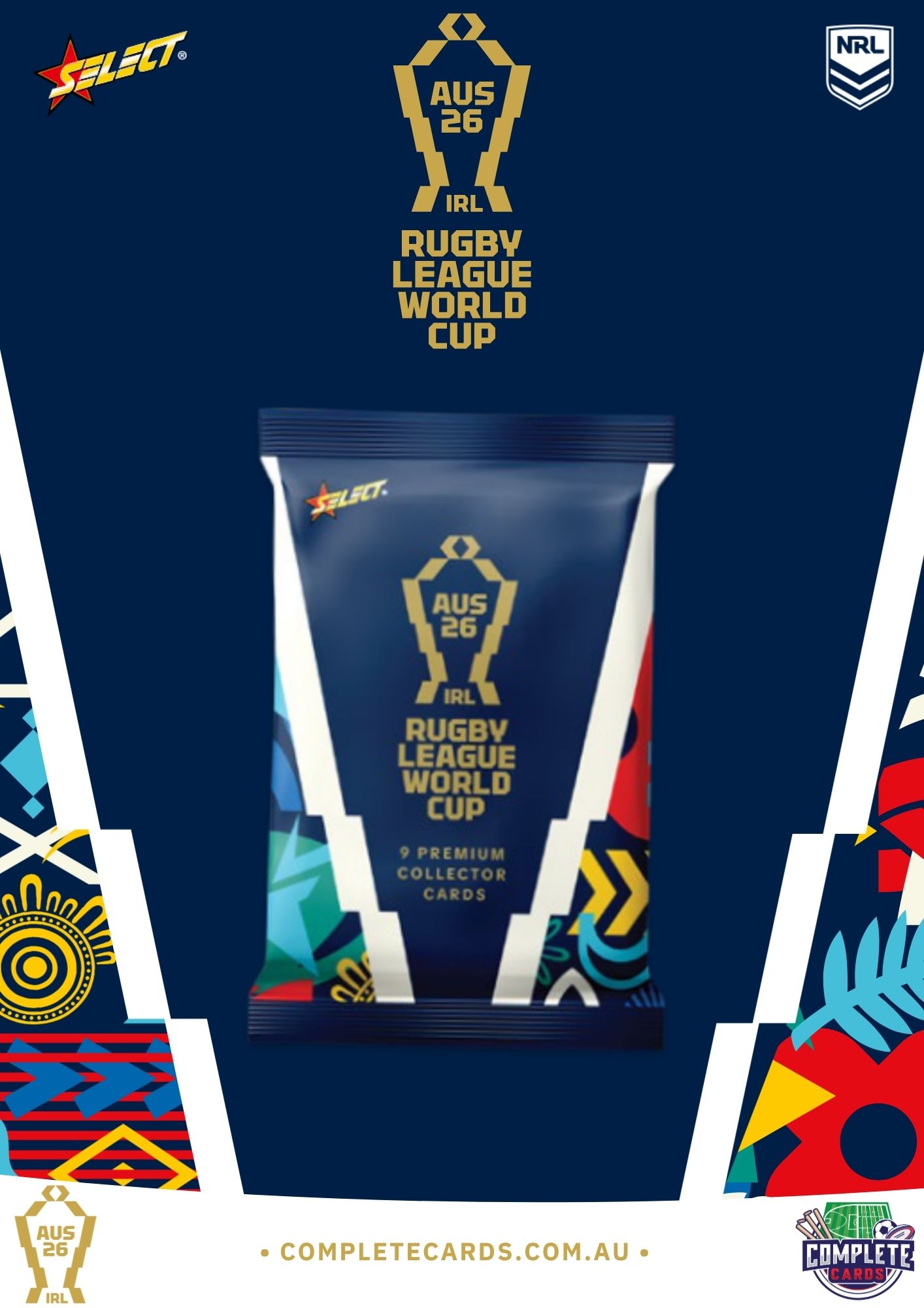 2026 NRL Select Rugby League World Cup - Pack