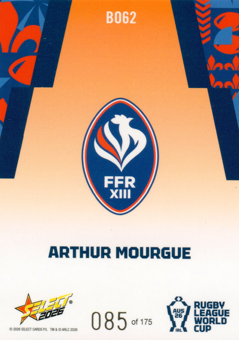 Arthur Mourgue back