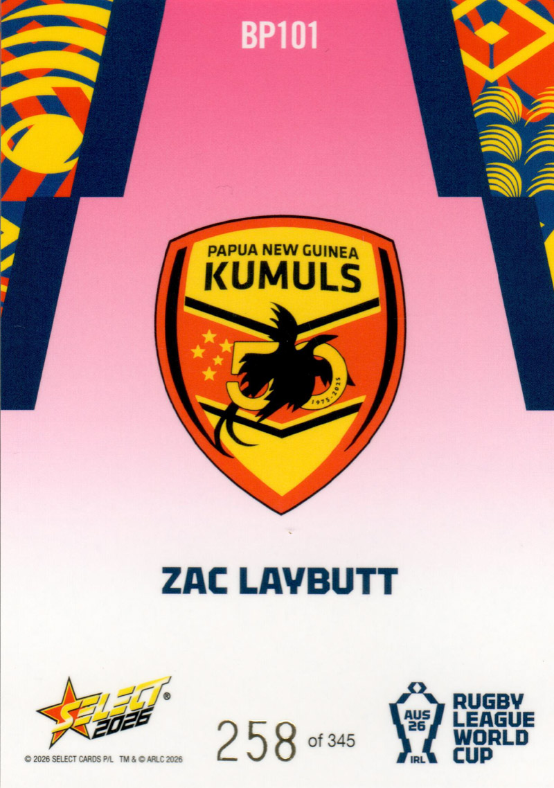 Zac Laybutt back