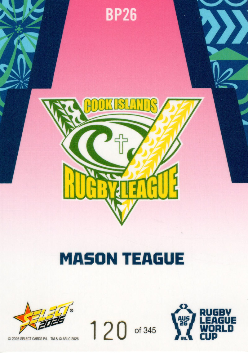 Mason Teague back