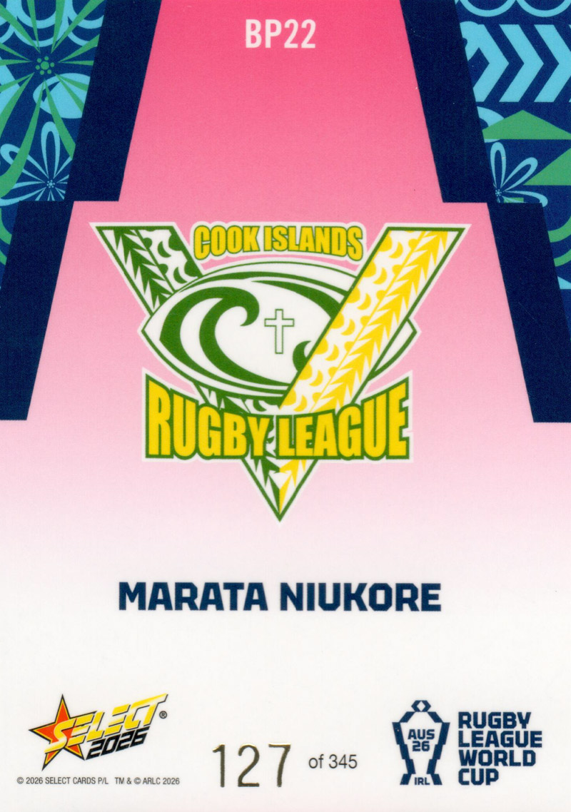 Marata Niukore back