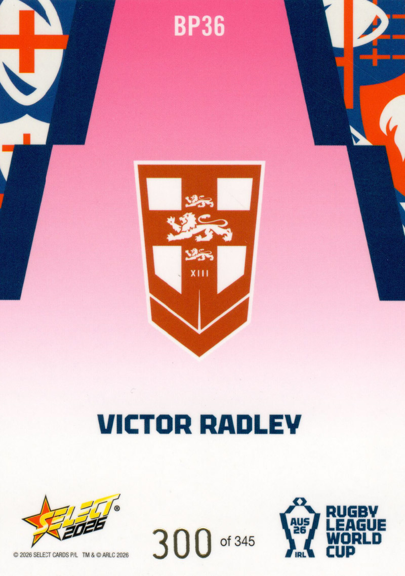 Victor Radley back