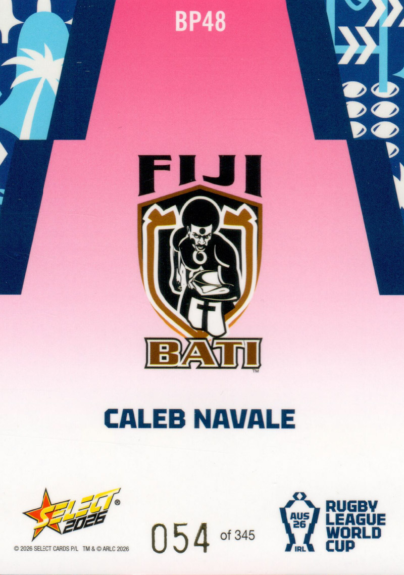 Caleb Navale back