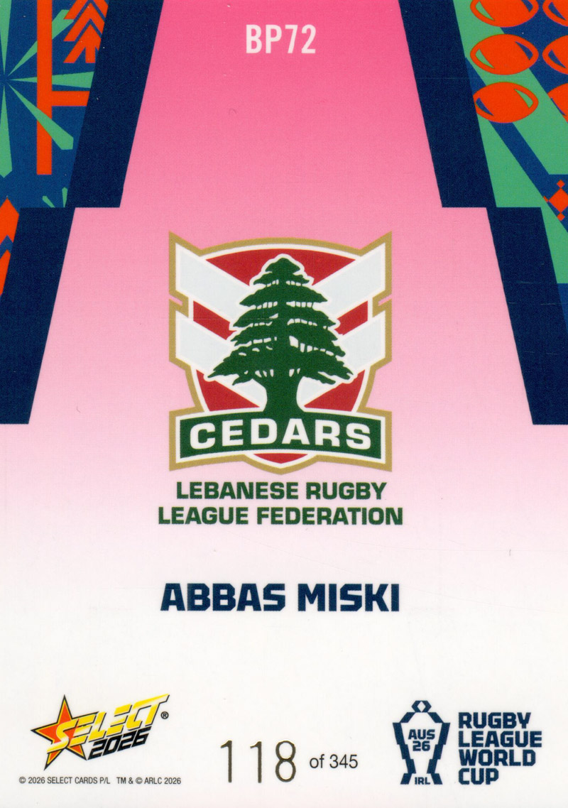 Abbas Miski back