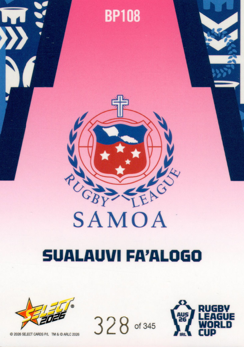 Sualauvi Fa'alogo back