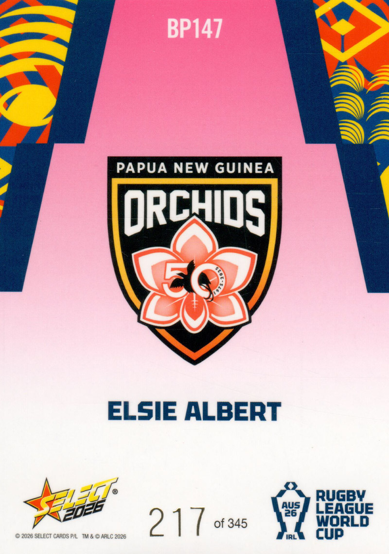 Elsie Albert back