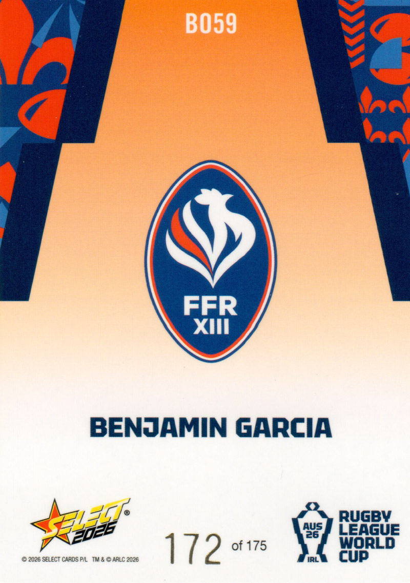 Benjamin Garcia back