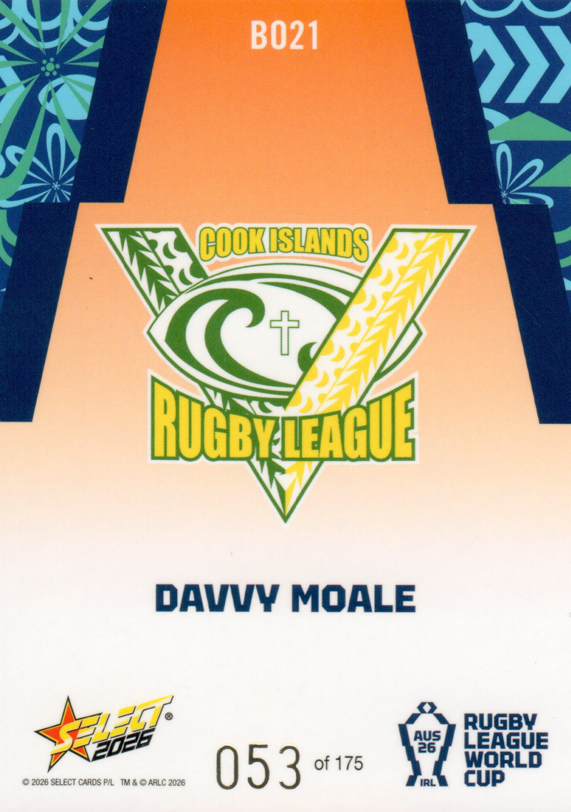 Davvy Moale back