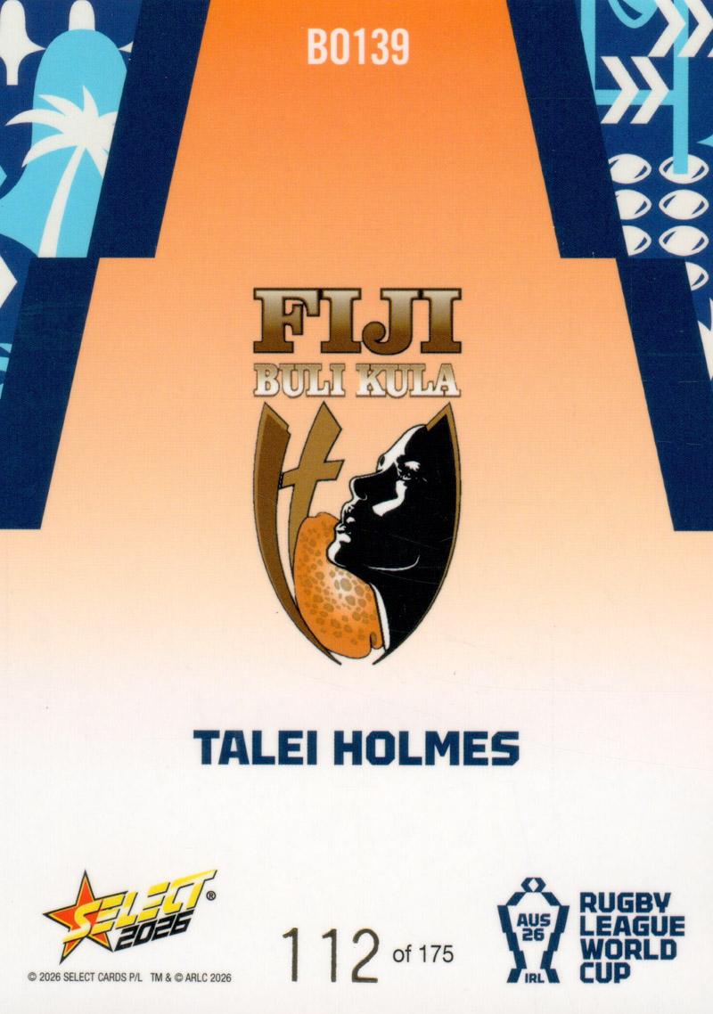 Talei Holmes back