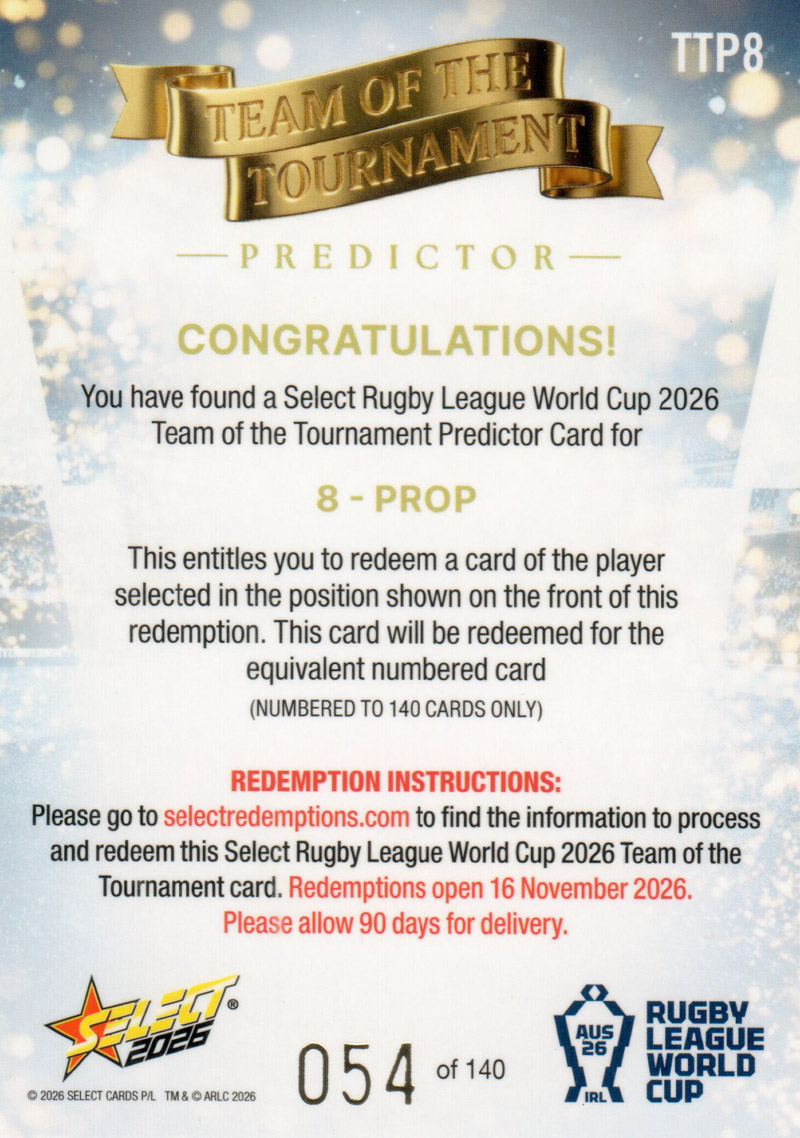 Prop Predictor back