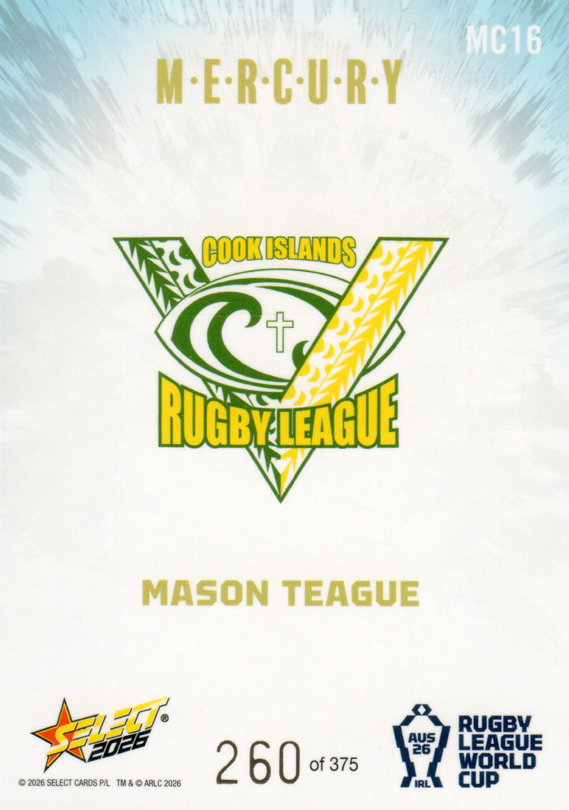Mason Teague back