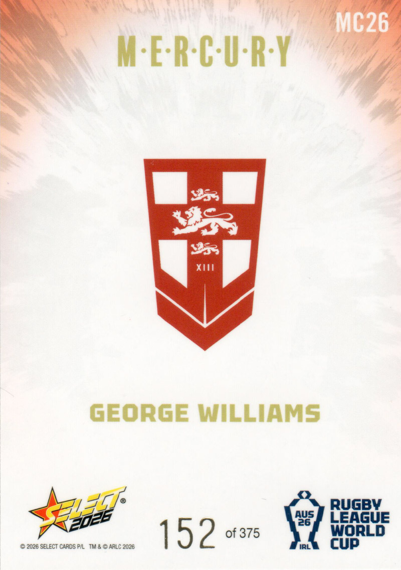 George Williams back