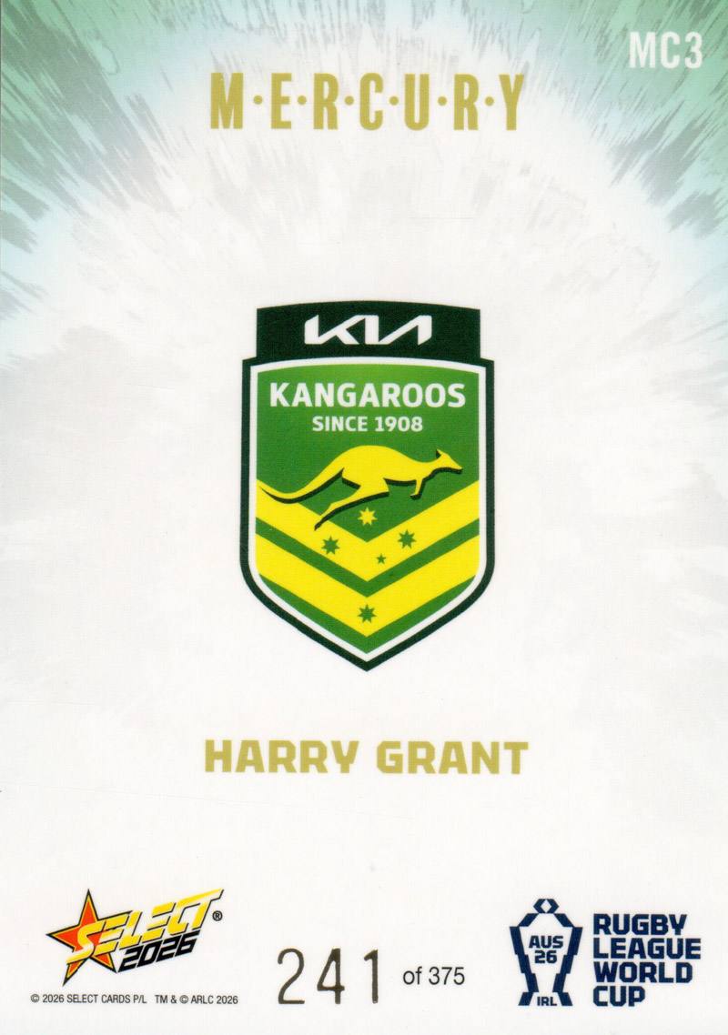 Harry Grant back