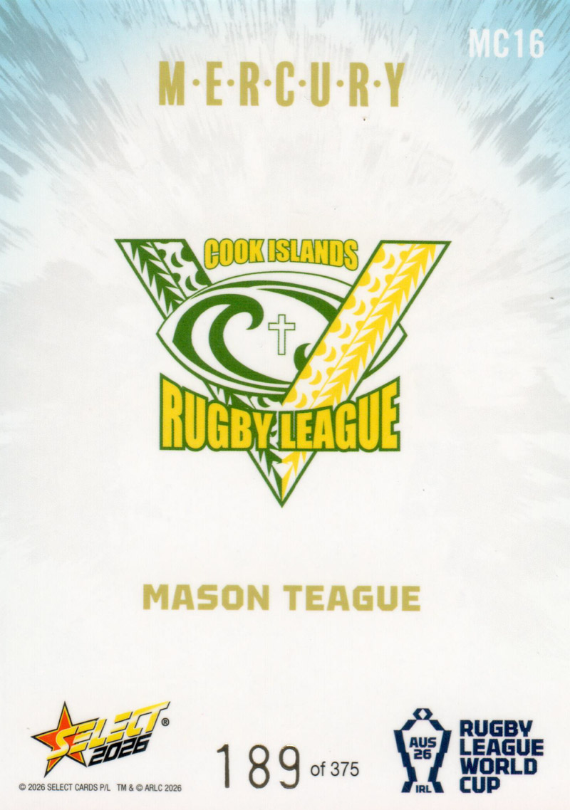 Mason Teague back