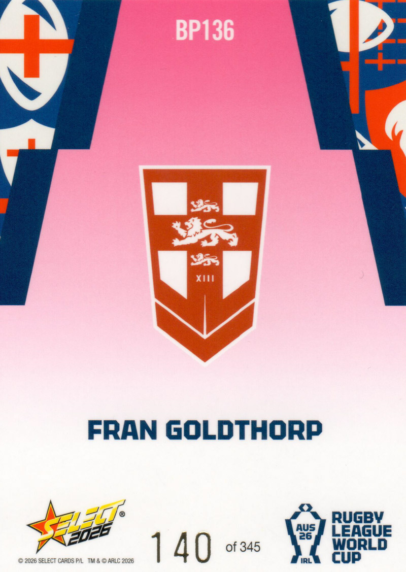 Fran Goldthorp back